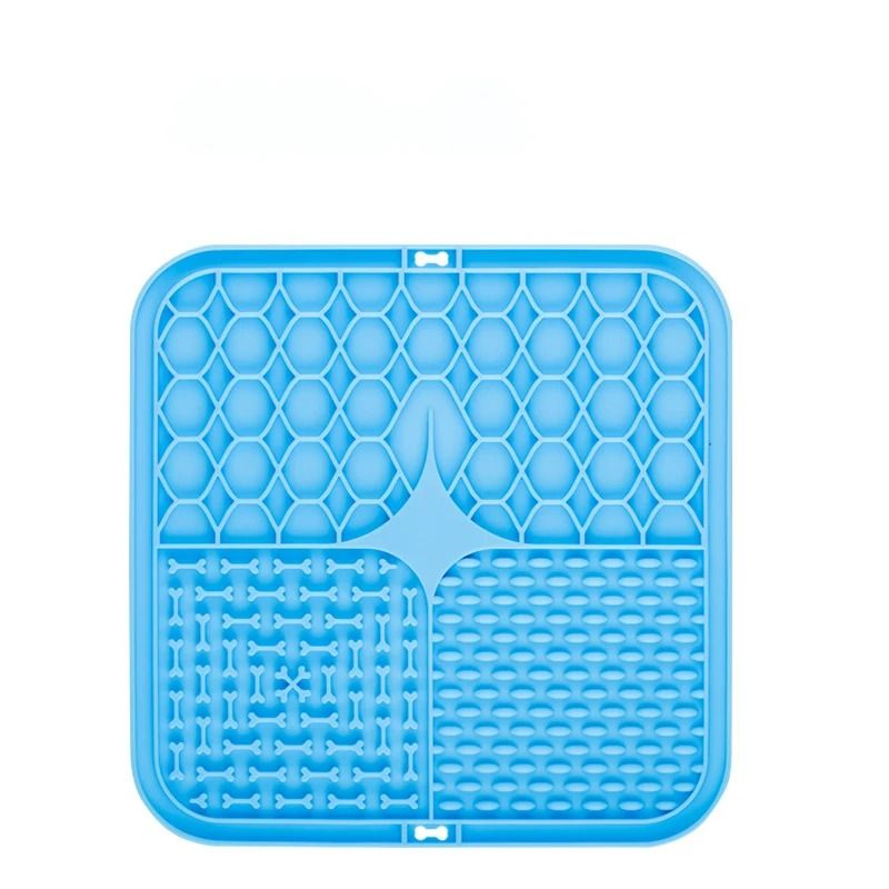 Silicone Lick Mat IndustrialStrength Suction Distraction Feeder Slow Food Plate For Dogs Cats 7