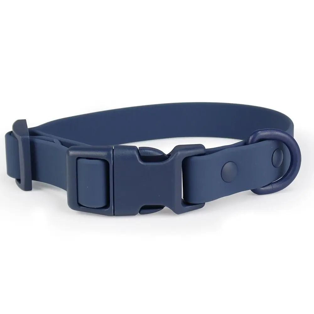 Elastic Webbing Identification Collar Waterproof Rustproof Safety Neckband For Active Dogs 7