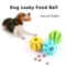 Interactive TreatDispensing Ball HighElasticity Natural Rubber Dental Chew IQ Puzzle Toy 0