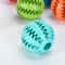 Interactive TreatDispensing Ball HighElasticity Natural Rubber Dental Chew IQ Puzzle Toy 5