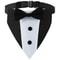 Tuxedo Wedding Bib Collar Adjustable Formal Bow Tie Bandana For Dogs Cats 7
