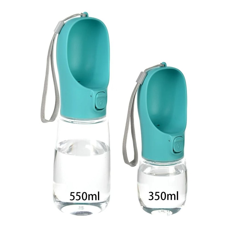 Portable Pet Travel Bottle LeakProof Outdoor Water Dispenser With WideAngle Drinking Trough 9