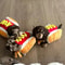 Hot Dog Pet Costume Adjustable Plush Cosplay Suit For Small To Medium Dogs Cats 0