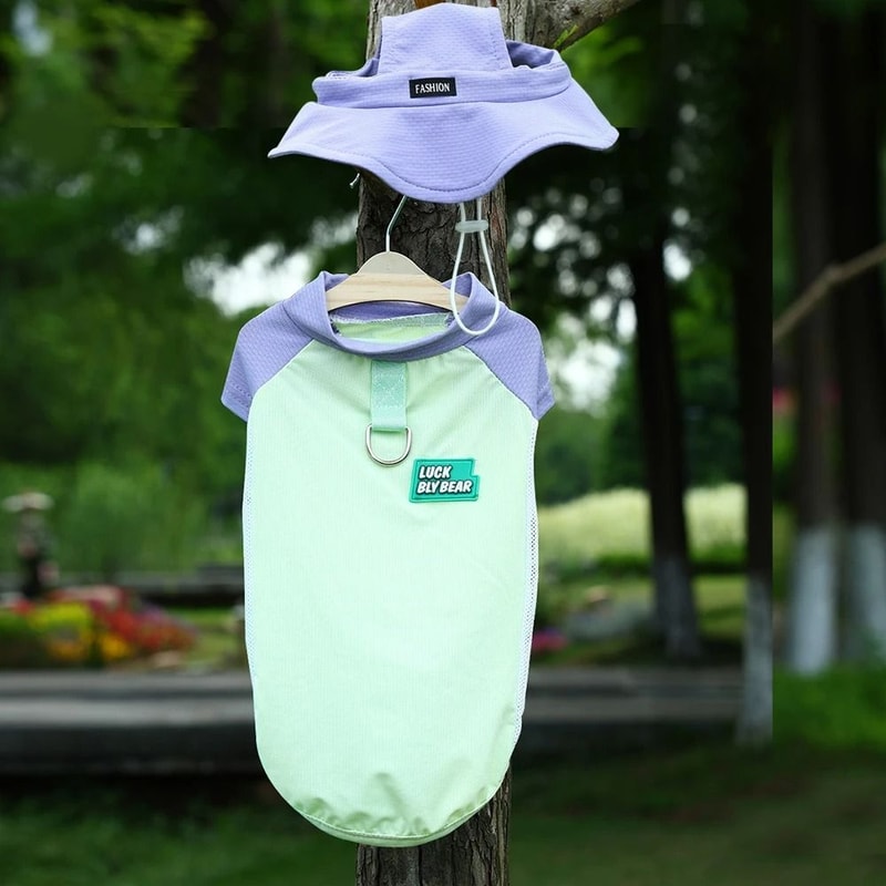 Ice Silk UV Protection Vest HighPerformance Breathable Cooling Mesh Sun Block Apparel For Dogs C 11