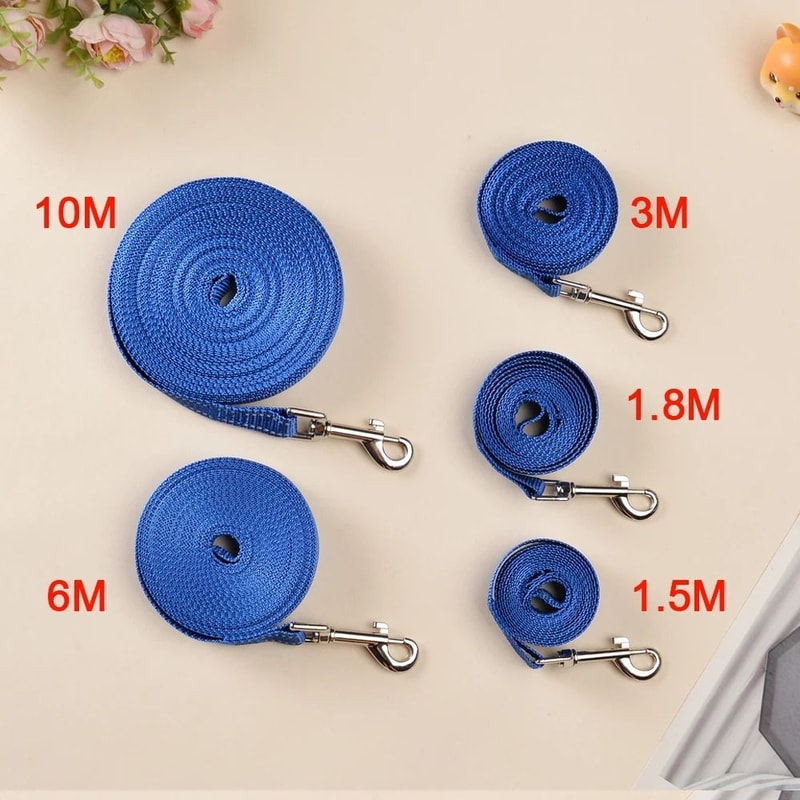 HighTensile Reflective Nylon Leash LongDistance Training Lead Secure Walking Lanyard For Small To 5