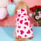 UltraSoft Winter Thermal Jacket HeartPrint Fleece Hoodie Holiday Apparel For Small To Medium Dogs 2