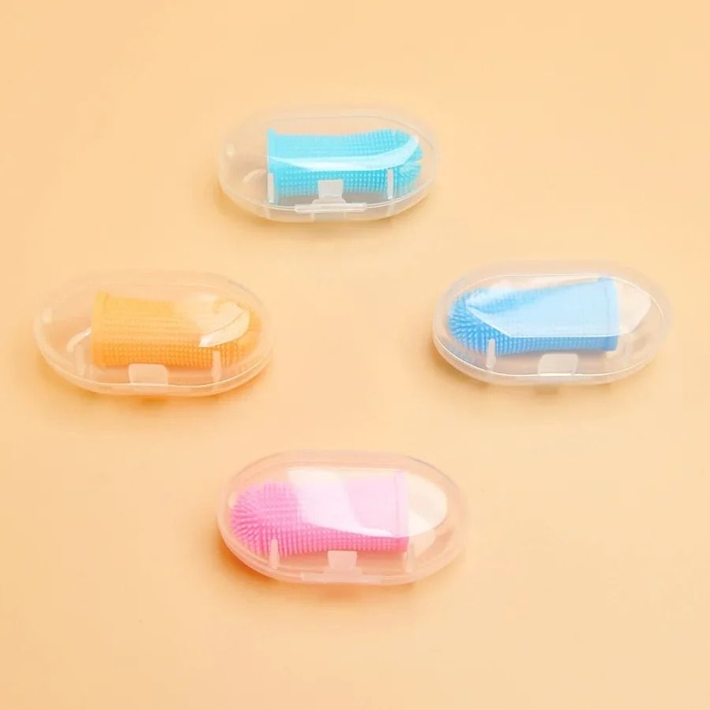Silicone Finger Toothbrush MedicalGrade Oral Hygiene Gum Massage Tool For Dogs Cats 1