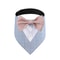 Formal Wedding Tuxedo Bandana Adjustable HighContrast Dog Bib Triangle Scarf For Weddings Engagem 9