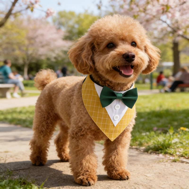 Formal Wedding Tuxedo Bandana Adjustable HighContrast Dog Bib Triangle Scarf For Weddings Engagem 1