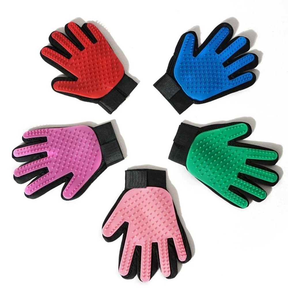 HighPerformance Grooming Glove MedicalGrade Silicone Deshedding Massage Mitt For Dogs Cats 4