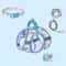 SoftTouch Harness Leash Set Ergonomic NoPull Vest With Integrated Collar Safety Bracelet For Sma 9