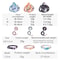 SoftTouch Harness Leash Set Ergonomic NoPull Vest With Integrated Collar Safety Bracelet For Sma 6