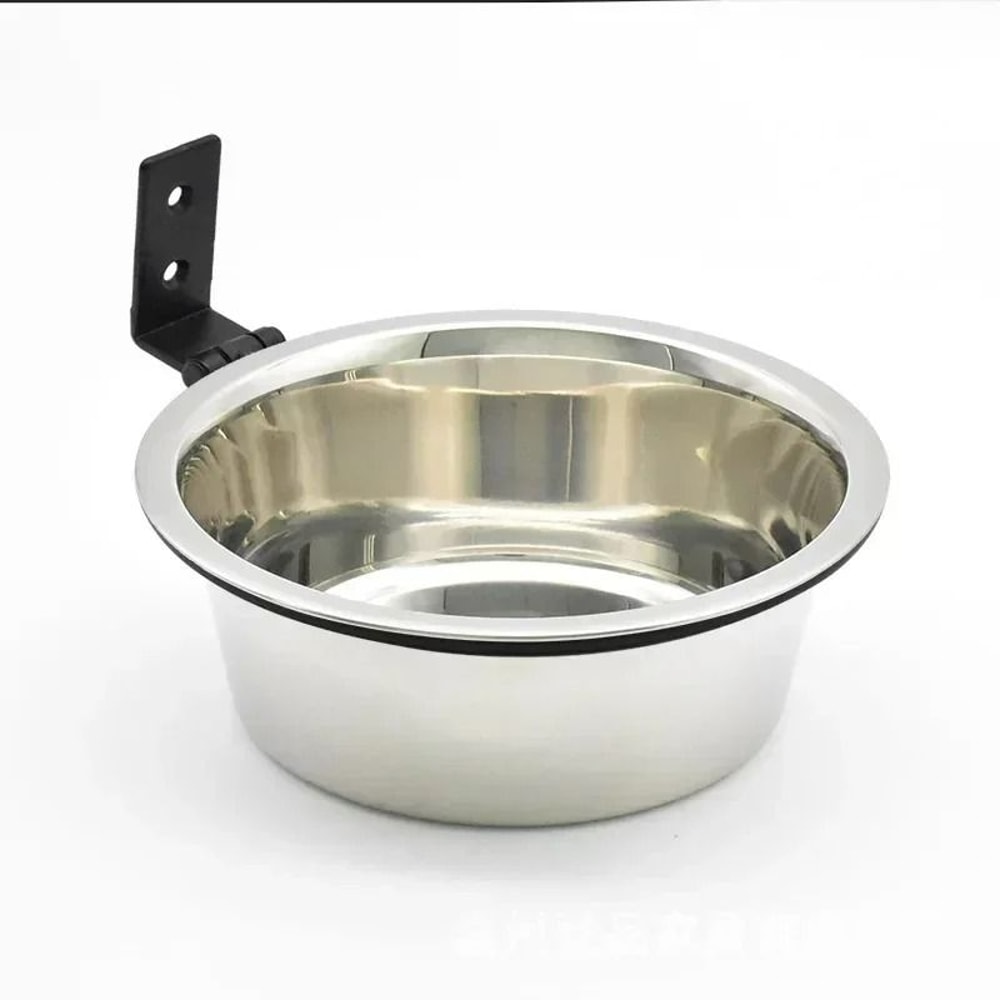 WallMounted Elevated Feeding Station SpaceSaving Stainless Steel Dining System For Dogs Cats 5