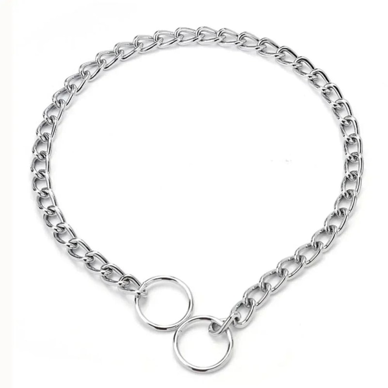 Stainless Steel Snake PChain HighPrecision Tactical Training Choke Collar 3