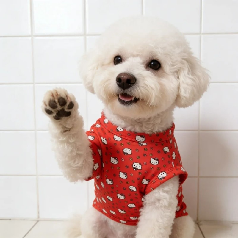 FullBody Graphic Pet Vest Soft Sleeveless Summer TShirt For Dogs Cats 6