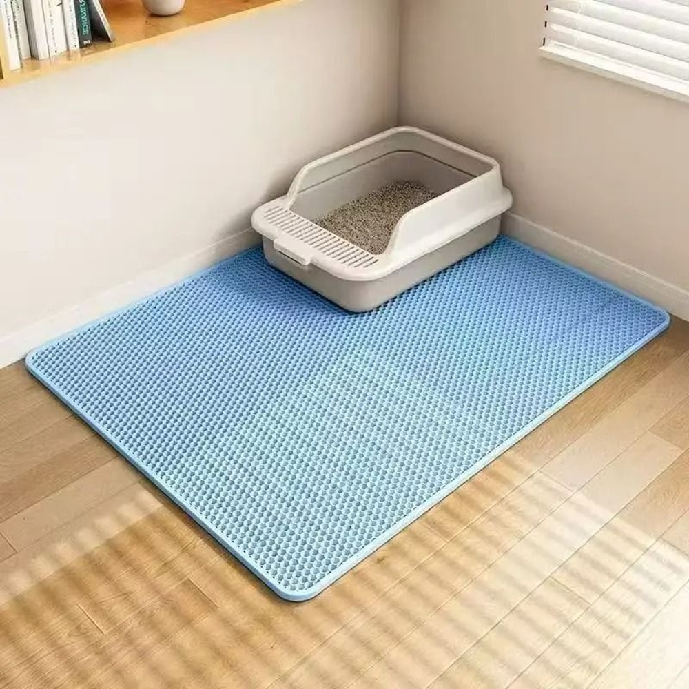 DualLayer Litter Trapping System Waterproof EVA AntiTracking Mat For Hygienic Waste Management 10