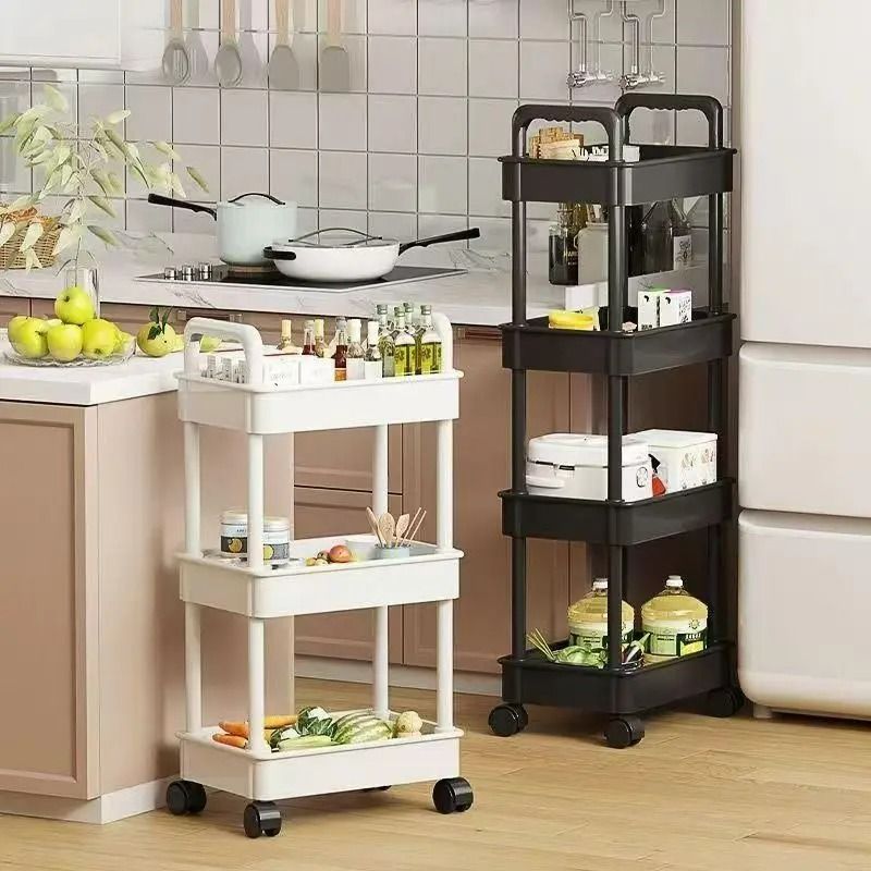 5Tier Mobile Storage System MultiFunctional Rolling Organization Cart For Modern Living Spaces 1
