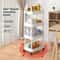 5Tier Mobile Storage System MultiFunctional Rolling Organization Cart For Modern Living Spaces 2