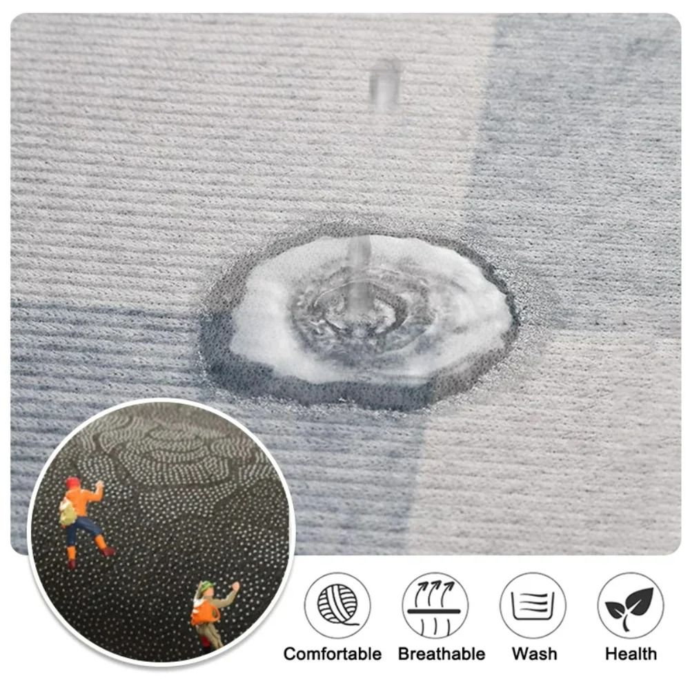 Kitchen Floor Management System Waterproof AntiSkid Crystal Velvet Comfort Mat 5