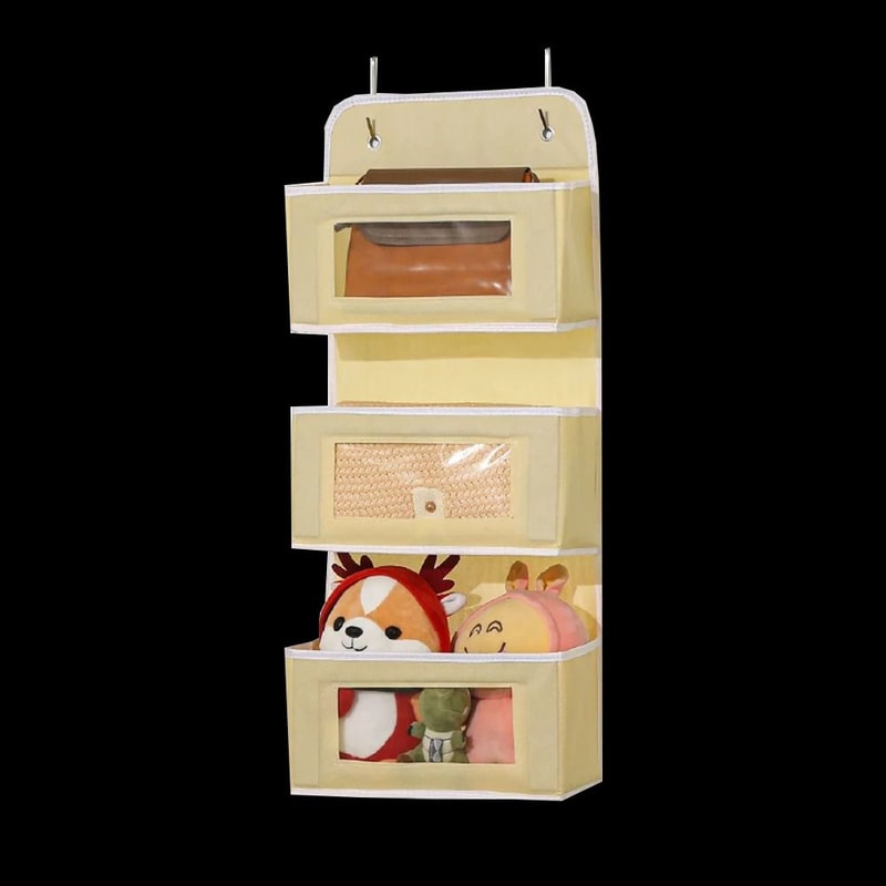 OverTheDoor Vertical Management System HighCapacity MultiLayer Storage For Dorms Closets Toy Orga 11