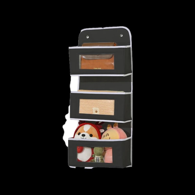 OverTheDoor Vertical Management System HighCapacity MultiLayer Storage For Dorms Closets Toy Orga 12