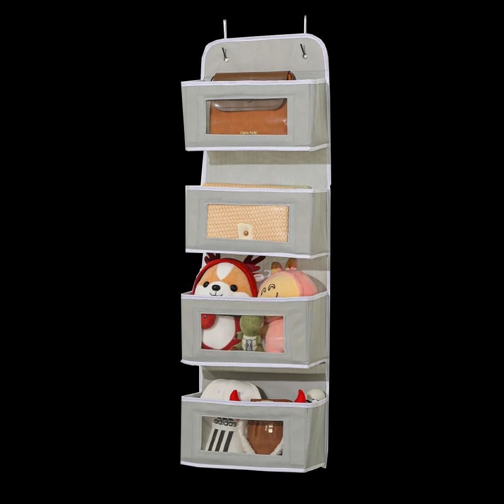 OverTheDoor Vertical Management System HighCapacity MultiLayer Storage For Dorms Closets Toy Orga 13