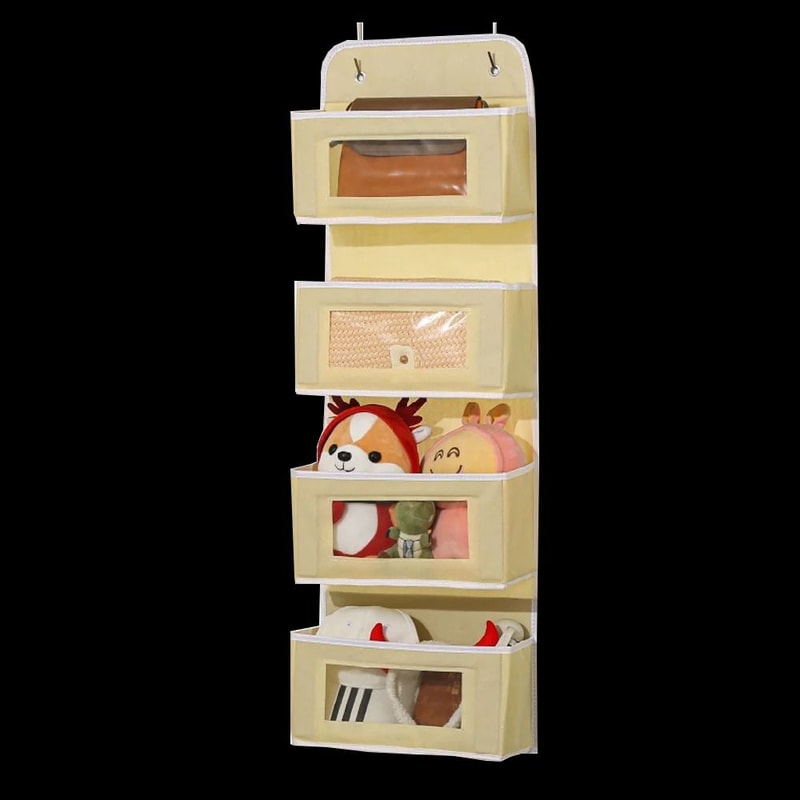 OverTheDoor Vertical Management System HighCapacity MultiLayer Storage For Dorms Closets Toy Orga 14