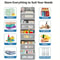 OverTheDoor Vertical Management System HighCapacity MultiLayer Storage For Dorms Closets Toy Orga 3