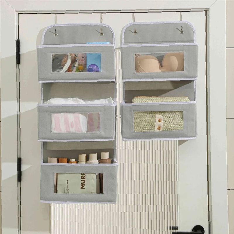 OverTheDoor Vertical Management System HighCapacity MultiLayer Storage For Dorms Closets Toy Orga 5