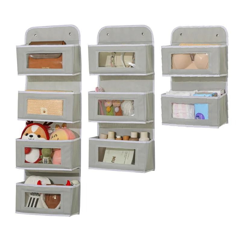 OverTheDoor Vertical Management System HighCapacity MultiLayer Storage For Dorms Closets Toy Orga 6