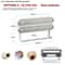 3in1 Kitchen Management Station WallMount Foil Cling Film Paper Towel Dispenser With Integrated C 2