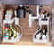 DualTier Sliding Management System HighCapacity UnderSink PullOut Organizer For Kitchen Bathroom 0