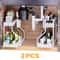 DualTier Sliding Management System HighCapacity UnderSink PullOut Organizer For Kitchen Bathroom 7