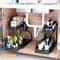 DualTier Sliding Management System HighCapacity UnderSink PullOut Organizer For Kitchen Bathroom 8