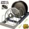Expandable Cabinet Management System HighLoad Stainless Steel Cookware Drying Rack 0