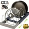 Expandable Cabinet Management System HighLoad Stainless Steel Cookware Drying Rack 0