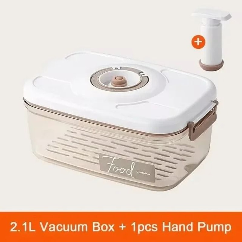 VacuumSealed Freshness Management System HighPerformance Refrigerator Food Storage Container Drai 9