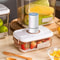 VacuumSealed Freshness Management System HighPerformance Refrigerator Food Storage Container Drai 3