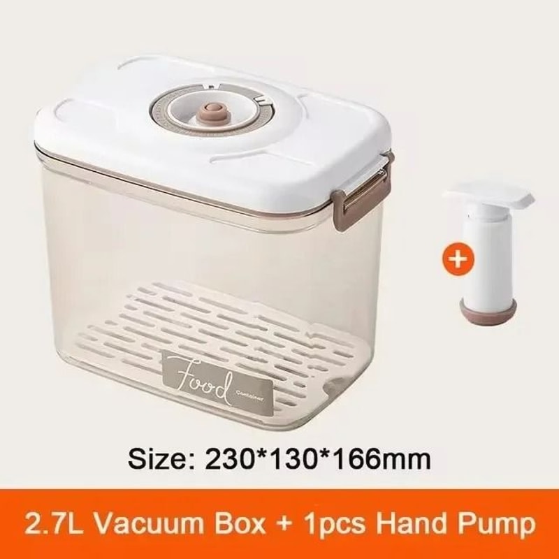 VacuumSealed Freshness Management System HighPerformance Refrigerator Food Storage Container Drai 10