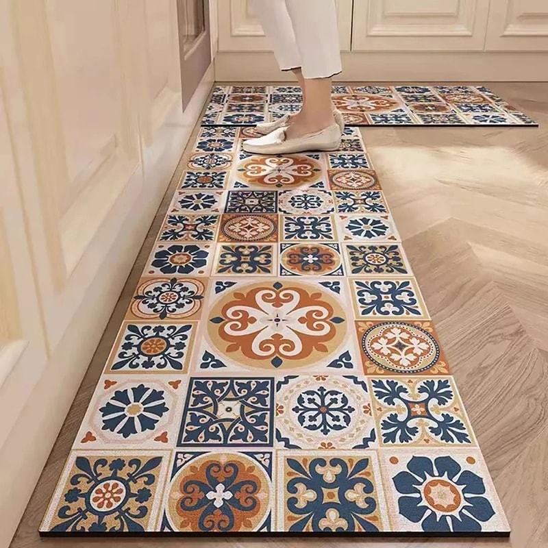 HighAbsorbency Printed Kitchen Management System NonSlip Orthopedic Area Mat LongStrip Corridor R 11