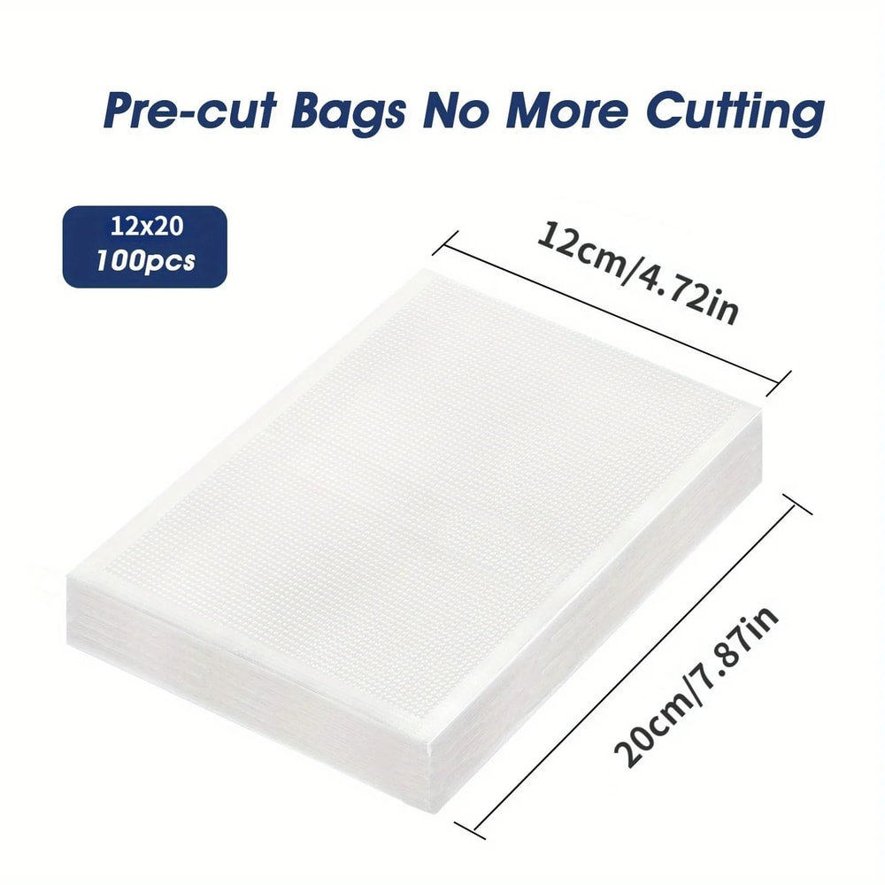 CommercialGrade Textured Vacuum Seal Bags HighBarrier Freshness Preservation SousVide Compatible 3