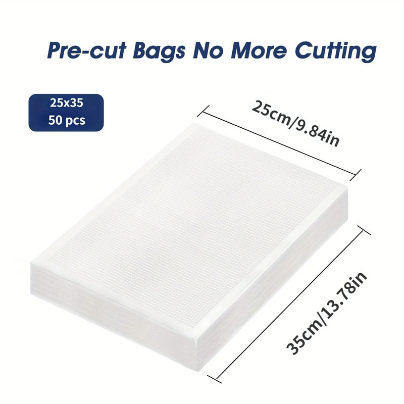 CommercialGrade Textured Vacuum Seal Bags HighBarrier Freshness Preservation SousVide Compatible 15