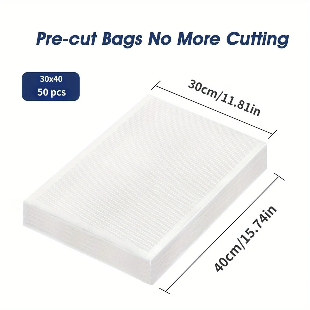 CommercialGrade Textured Vacuum Seal Bags HighBarrier Freshness Preservation SousVide Compatible 16