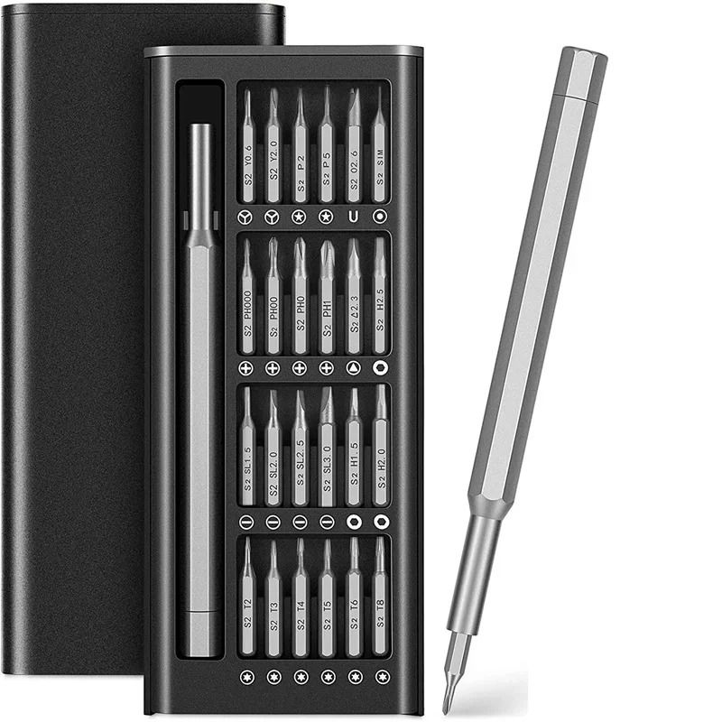24in1 Precision Screwdriver Set Magnetic S2 Steel Mini Tool Kit For Electronics Repair 7