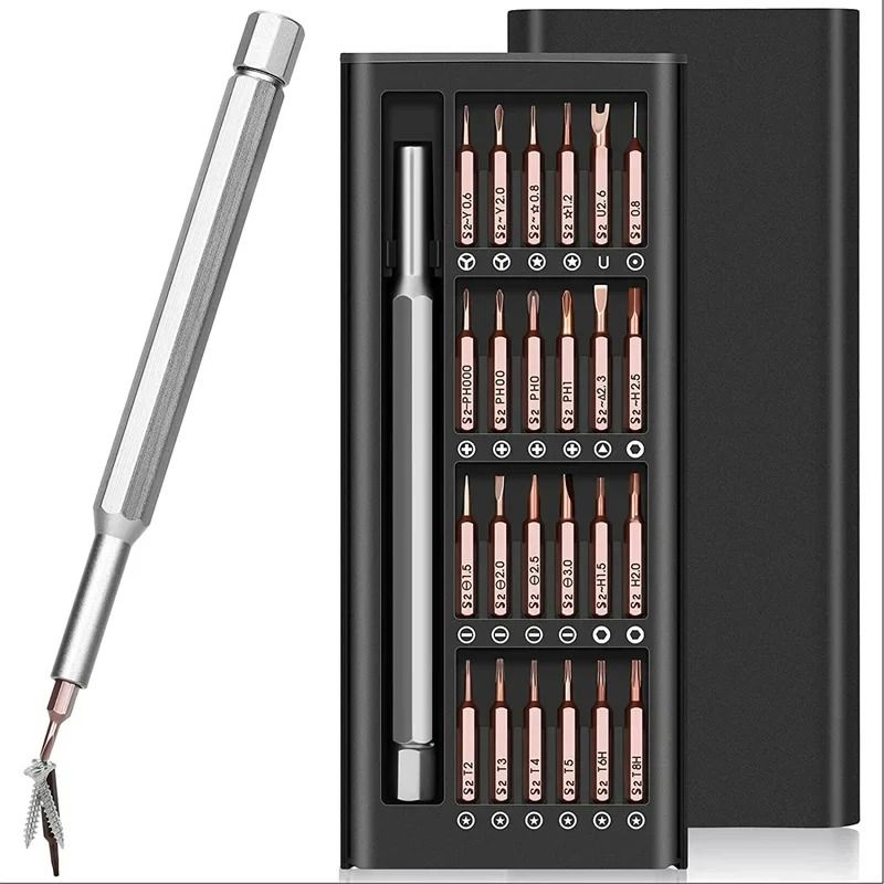 24in1 Precision Screwdriver Set Magnetic S2 Steel Mini Tool Kit For Electronics Repair 8