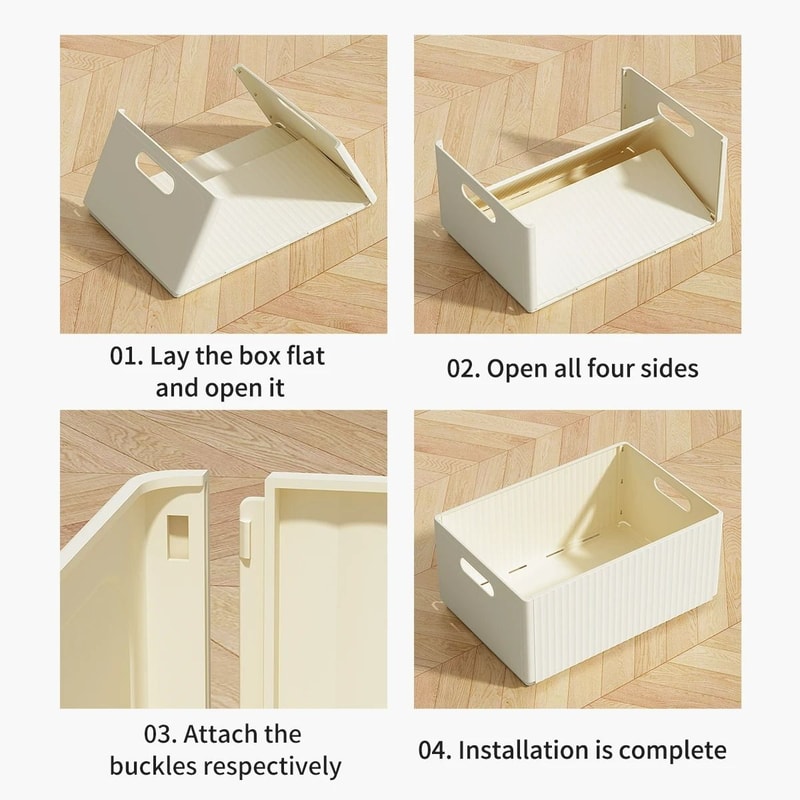 Foldable Modular Storage System MultiFunctional HighCapacity Organizer For Kitchen And Pantry 6