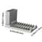 2in1 Foldable Dish Drying Station SpaceSaving HighCapacity Utensil Bowl Drainer 9