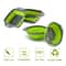 DualPack Collapsible Silicone Drainer System HighHeat Resistant FoodGrade Folding Colander Set 0
