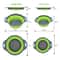 DualPack Collapsible Silicone Drainer System HighHeat Resistant FoodGrade Folding Colander Set 3