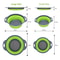 DualPack Collapsible Silicone Drainer System HighHeat Resistant FoodGrade Folding Colander Set 3
